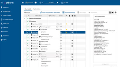 digitale Personalakte in edlohn - Screenshot