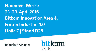 eurodata präsentiert sich auf der Hannover Messe bei Bitkom Events