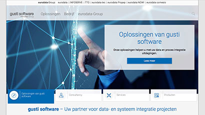 Screenshot der Webseite www.gusti-software.nl