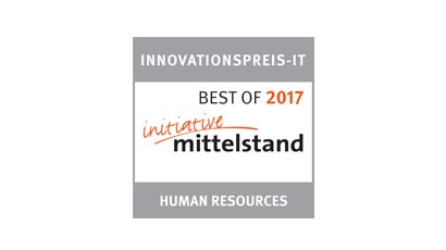 Gütesiegel Innovationspreis IT Best of 2017 Initiative Mittelstand