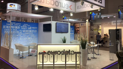 eurodata Messestand auf der Messe Tankstelle & Mittelstand in Münster