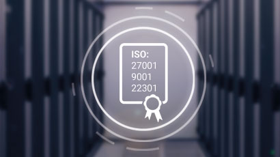 eurodata Rechenzentrum: ISO-Zertifizierung ISO 22301 und ISO 9001:2015