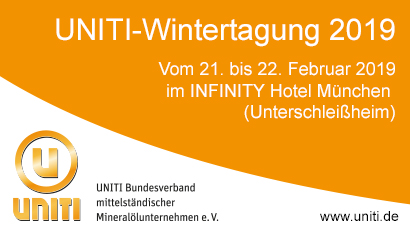 Offizielles Logo der UNITI-Wintertagung 2019 Ausschnitt aus dem Programm