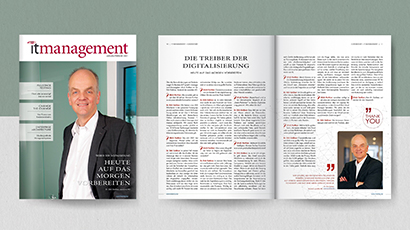 it managment Zeitschrift Titel und Interview Januar/Februar 2021