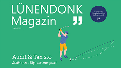 Titel Seite Luendonk Magazin Audit & Tax 2.0 Schöne neue Digitalisierungswelt